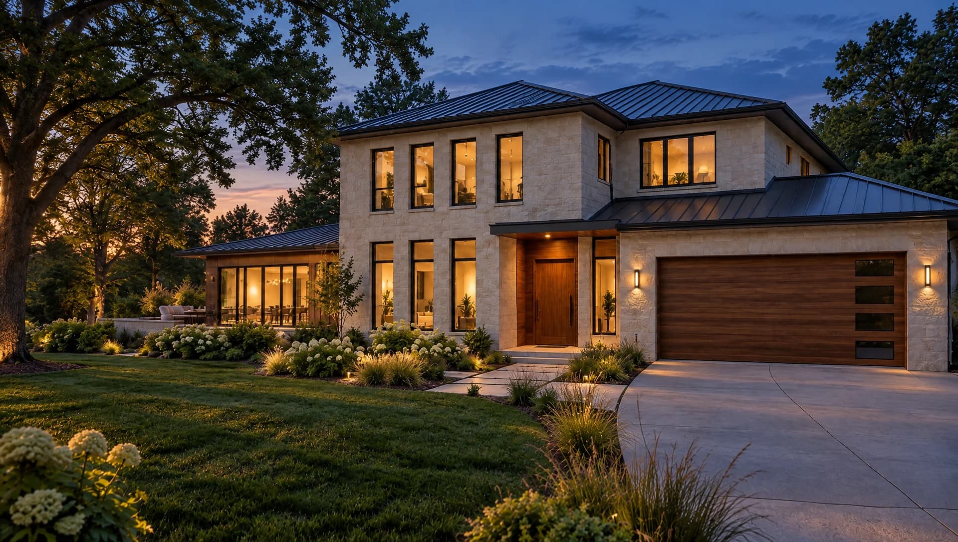 Design inspiration: the FortHouse concept residence at dusk